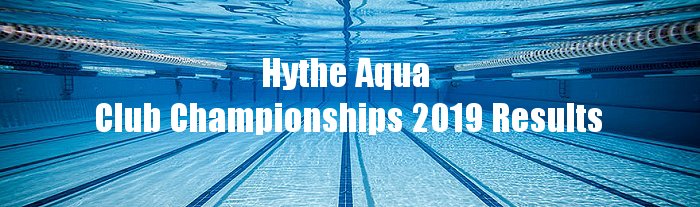 Hythe Aqua Championships 2019 Results